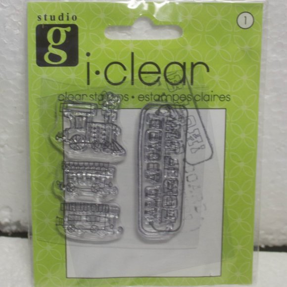 Set of 6 Packs of Clear Mini Stamps by Studio G and Studio 112 - Picture 3 of 7